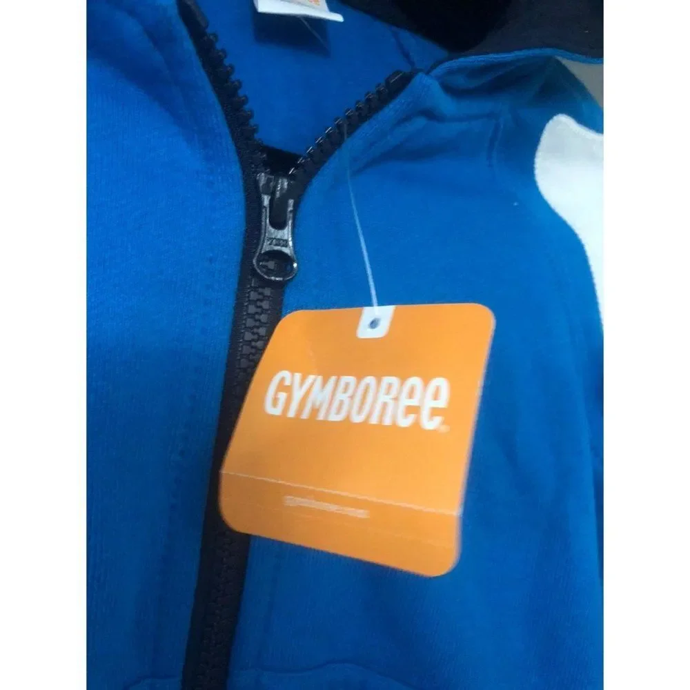 Gymboree size 2t yeti animal hoodie sweatshirt blue bnwt
